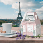 French Bakery Cafe Patisserie Pink Favour Box<br><div class="desc">This cute french cafe/bakery/patisserie favour box features a french patisserie/bakery/cafe storefront in pink. Perfect for birthdays,  baby showers,  bridal showers,  weddings and any occasions. Personalize for your needs. You can find more matching products at my store.</div>