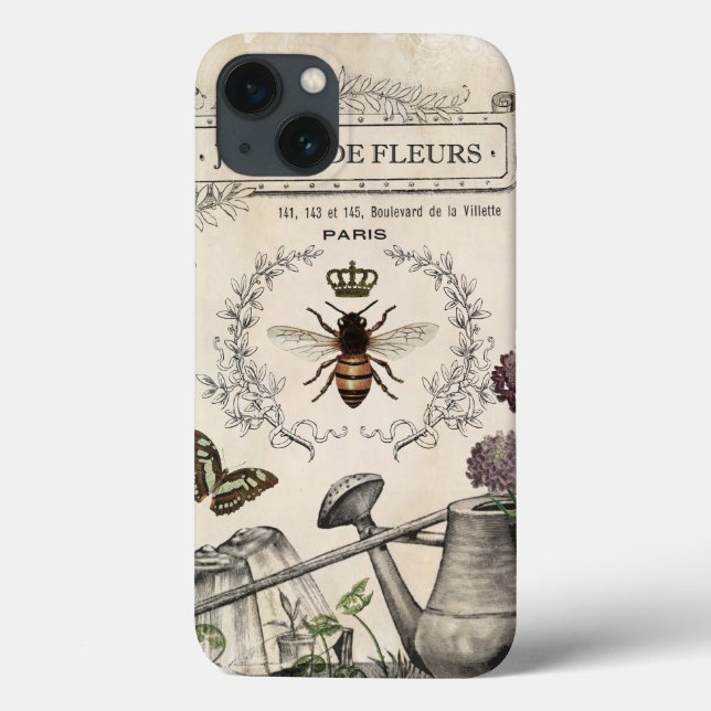 FRENCH BEE GARDEN Case-Mate iPhone CASE (Back)