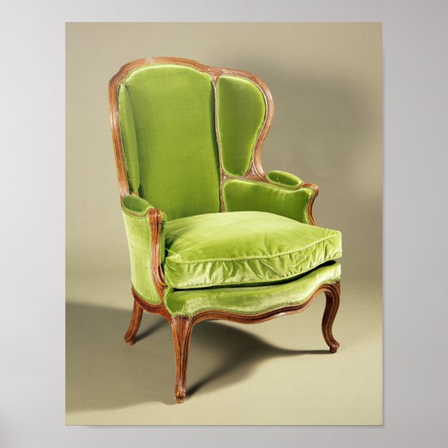 French bergere chair, c.1725 poster (Front)