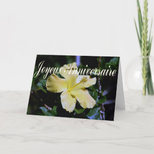 French Birthday Card