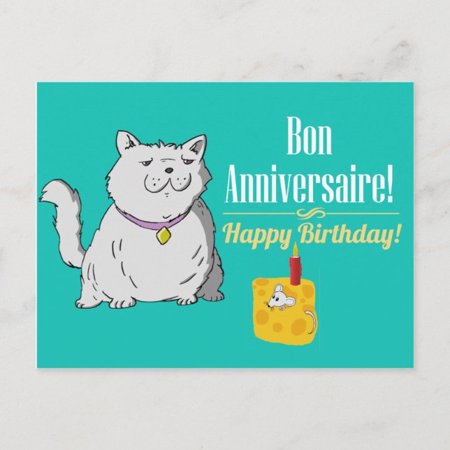 French Birthday card (Front)