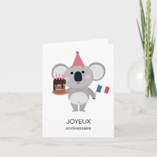 French Birthday Card – Joyeux anniversaire