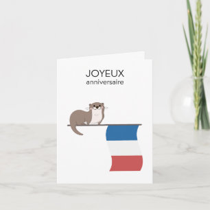 French Birthday Card – Joyeux anniversaire