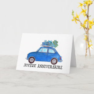 Retro French Card Birthday Cards Zazzle Ca