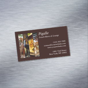 French Bistro Magnetic Business Card