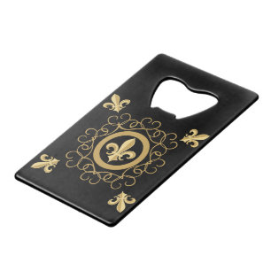 French Black Credit Card Bottle Opener
