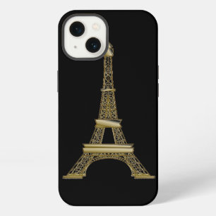 French Black & Gold Eiffel Tower iPhone 13 Case