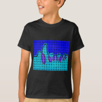 French Blue Abstract with Woven Texture