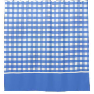 French Blue and White Gingham Checks