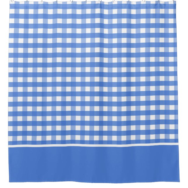 French Blue and White Gingham Checks (Front)