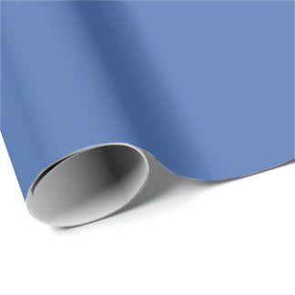 French Blue coloured Wrapping Paper