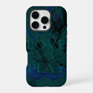 French Blue Flower colours iPhone 16 Pro Case