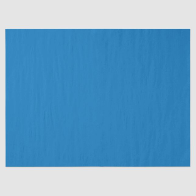 French Blue Solid Colour Tissue Paper (Front)