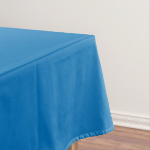 French Blue Solid Tablecloth