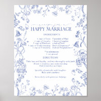 French Blue White Victorian Recipe Happy Marriage