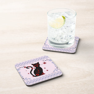 French:Bonne Soiree Beverage Coaster