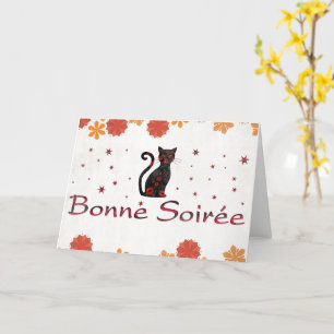 French:Bonne Soiree Card