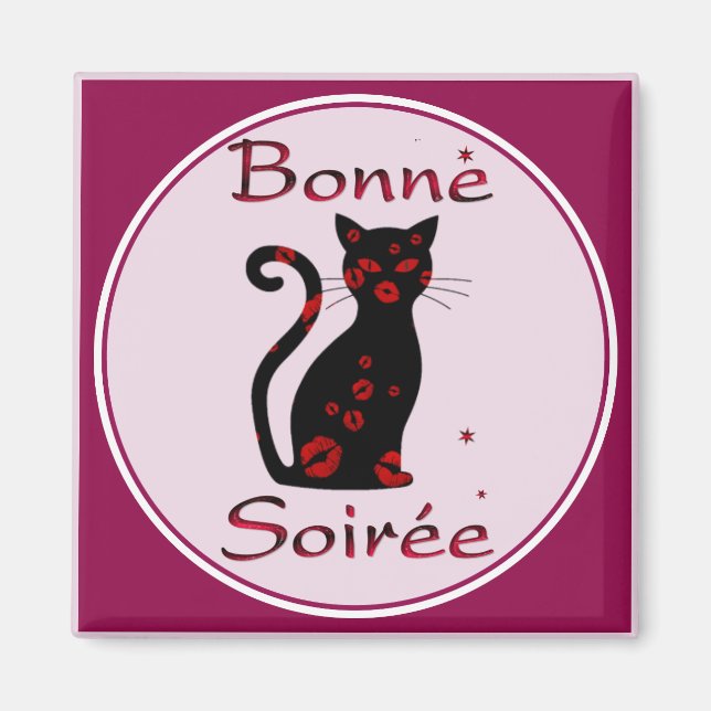 French:Bonne Soiree Magnet (Front)