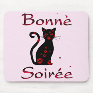 French:Bonne Soiree Mouse Pad