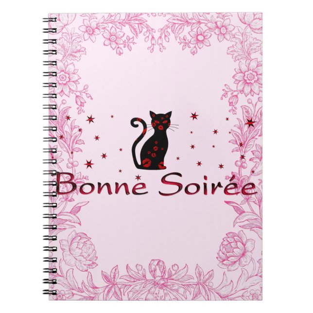 French:Bonne Soiree Notebook (Front)