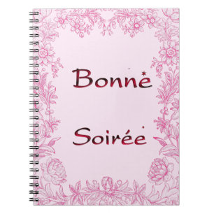 French:Bonne Soiree Notebook