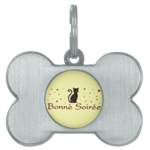 French:Bonne Soiree Pet ID Tag