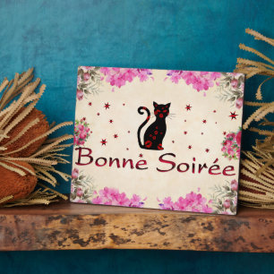 French:Bonne Soiree Plaque