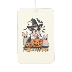 French Boo Dog Cute Frenchie Halloween Ghost Dog T Air Freshener