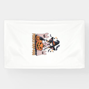 French Boo Dog Cute Frenchie Halloween Ghost Dog T Banner