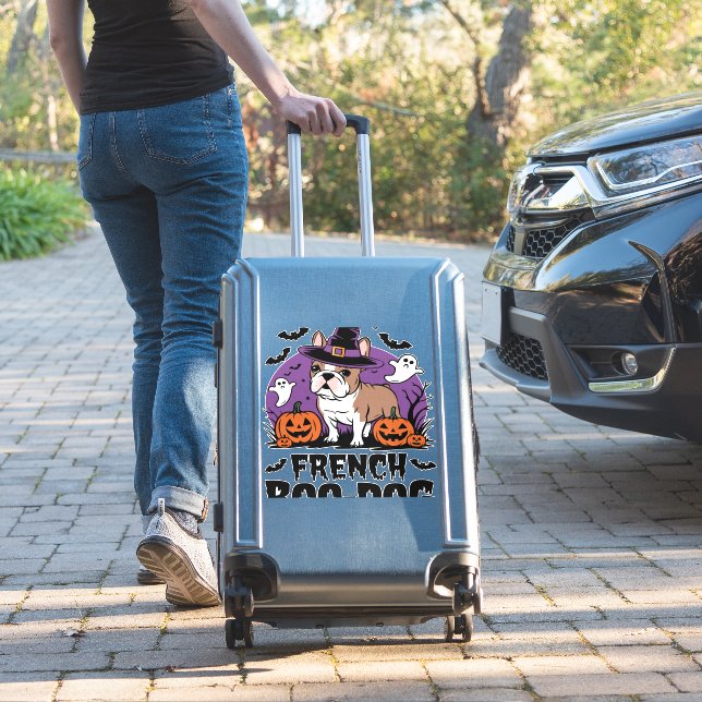 French Boo Dog � the Spookiest Pup (Suitcase Insitu)