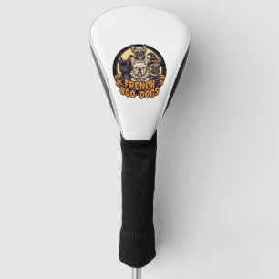 French Boo-Dogs Halloween French Bulldog Design_1 Golf Head Cover