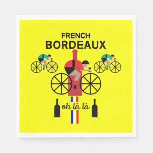 French Bordeaux Wine Napkin