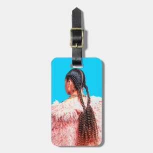 French Braids Luggage Tag