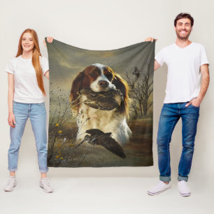 French Brittany , Art Fleece Blanket
