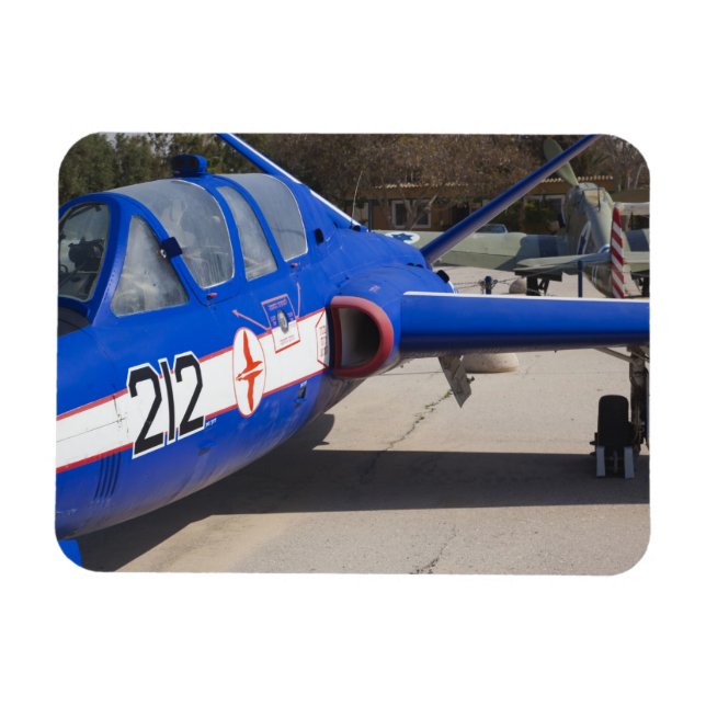 French Built Fouga Magister trainer Magnet (Horizontal)