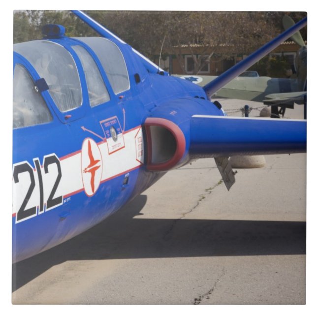 French Built Fouga Magister trainer Tile (Front)