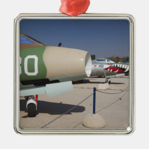 French-built Mystere fighter Metal Ornament