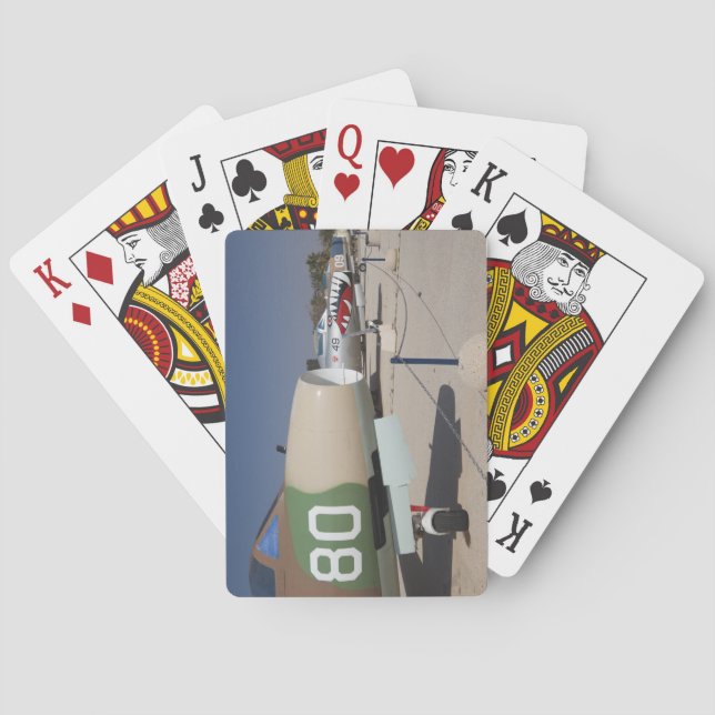 French-built Mystere fighter Playing Cards (Back)