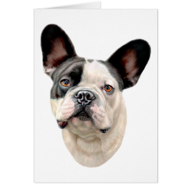 French Buldog BW Bust (Devant)