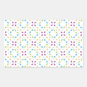 French Buldogs pattern Primavera Sticker