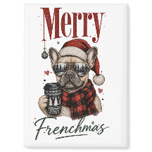 French Bull Dog Christmas