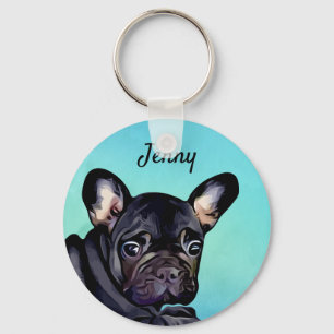 French Bull Dog Key Chain