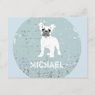 French Bull Dog Postcard