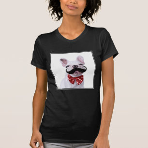 French Bull Dog Puppy With Moustache T-Shirt