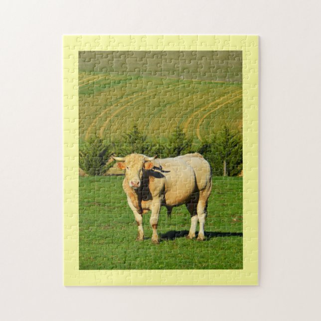 French bull jigsaw puzzle (Vertical)