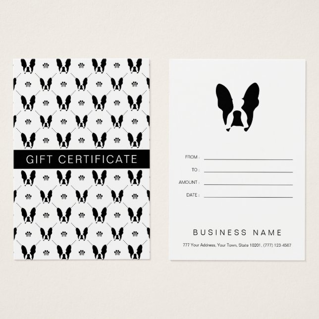 French bulldog (Front & Back)