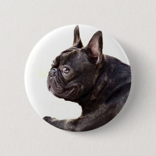 French Bulldog 2 Inch Round Button