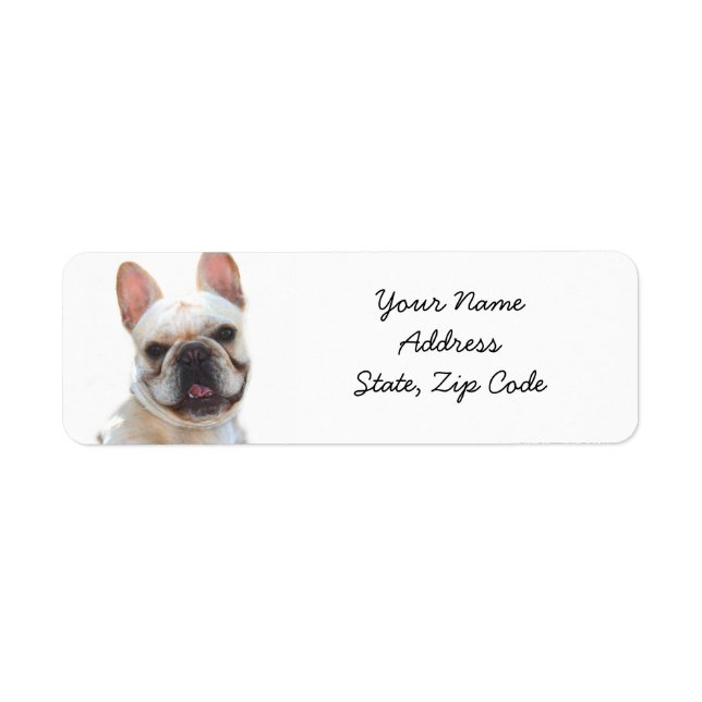 French Bulldog Address Labels (Front)