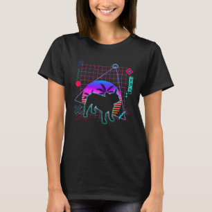 French bulldog Aesthetic Vaporwave 80s Frenchie Do T-Shirt