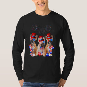 French Bulldog American Flag 4th Of July Independe T-Shirt